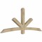 Ekena Millwork Alberta Rough Sawn Timber Gable Bracket, Douglas Fir, 84"W x 35"H x 4"D x 4"F, 10/12 Pitch GBW084X35X0404ALB00RDF - alternate 3